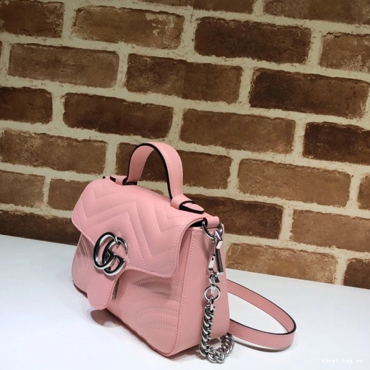 Firstbag ru Marmont mini GUCCI handle bag GG top 0715